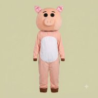 disfraz cerdito - ham toy story - disney pixar - botarga